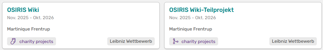 Teilprojekt Kachel