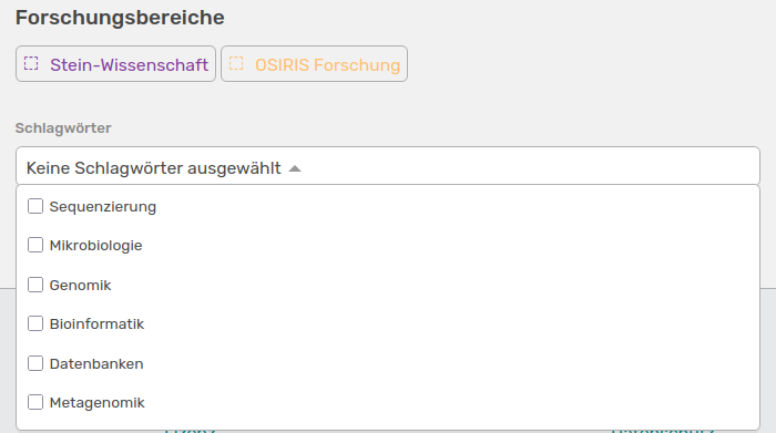 Verknüpfung Events