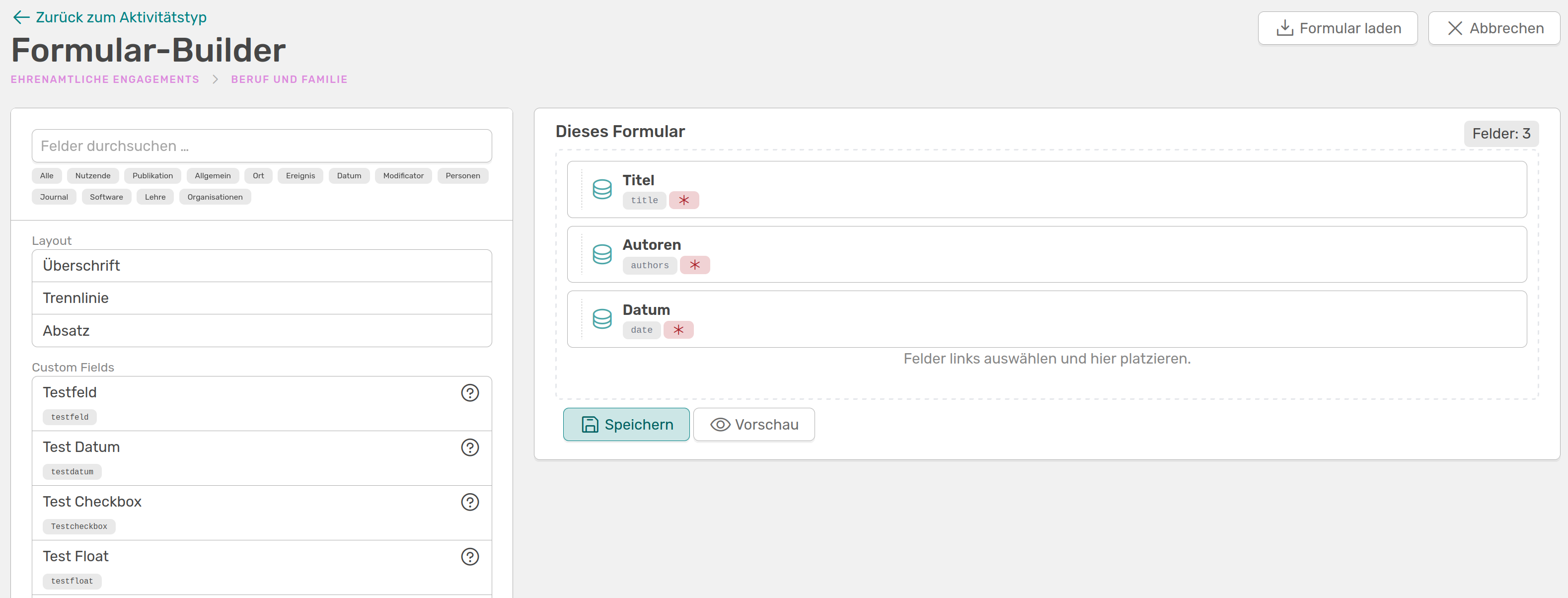 Formular-Builder