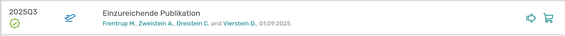 Liste verified