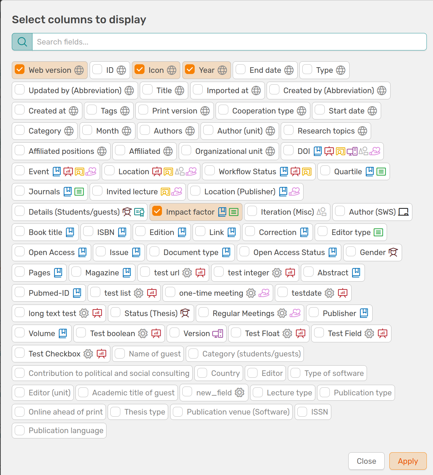 Add column widget