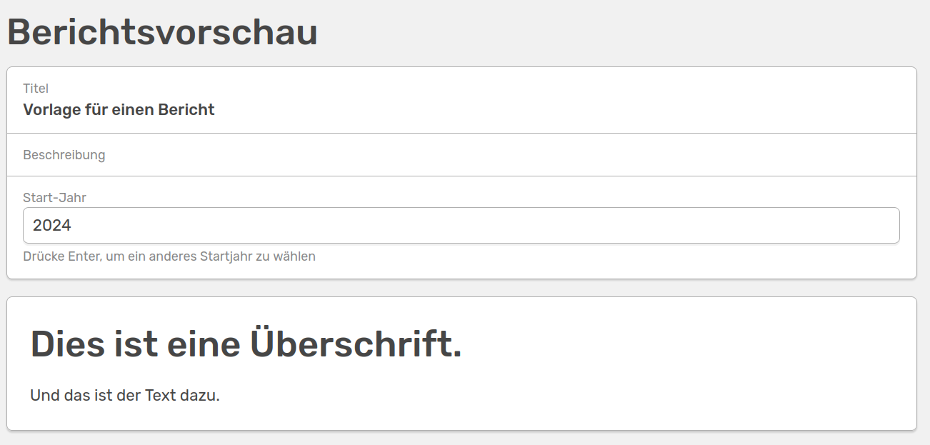 Vorschau Text-Bausteine