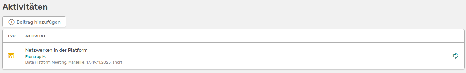 Aktivität verknüpfen