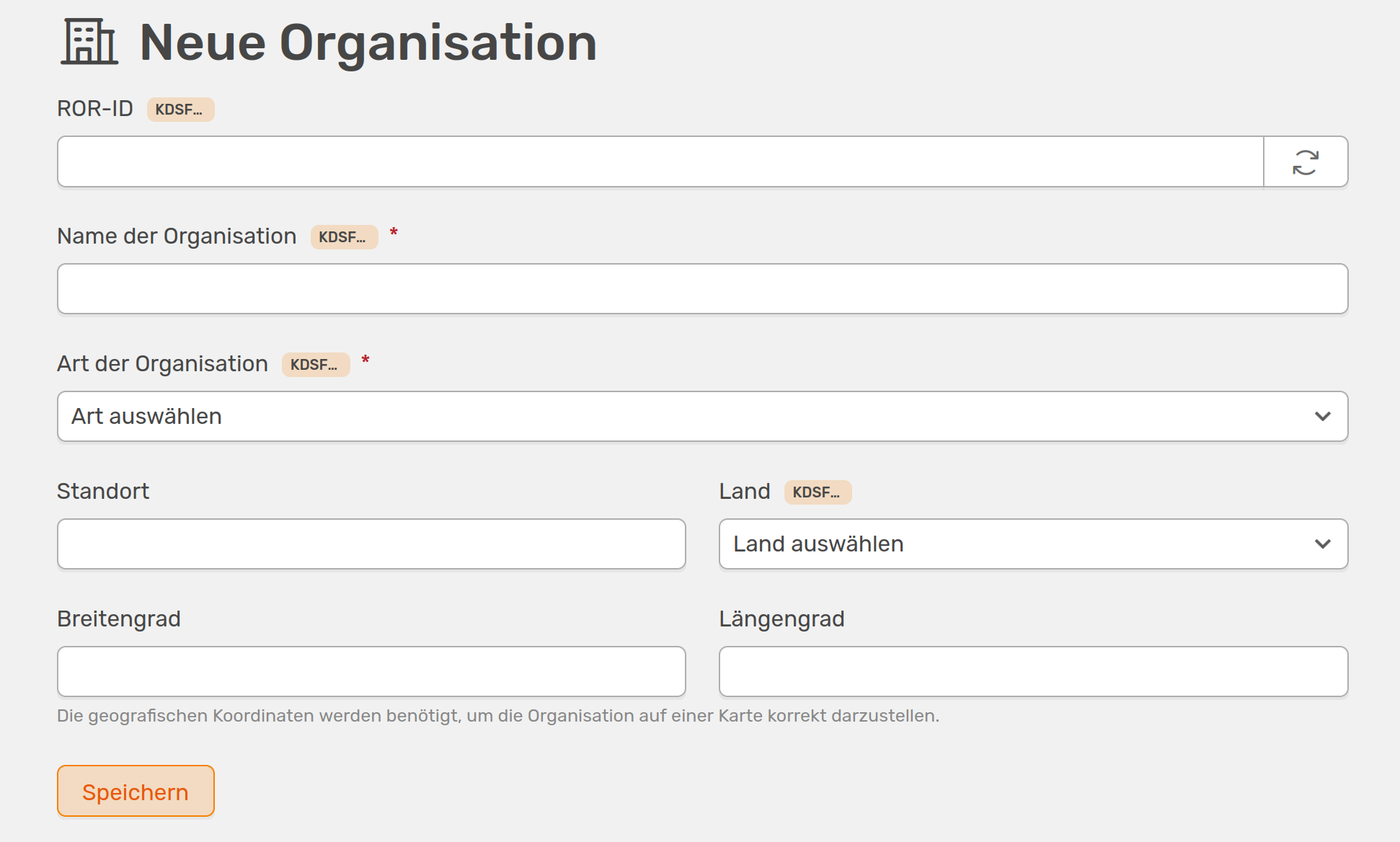 new organisation