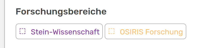 Forschungsbereiche verknüpfen